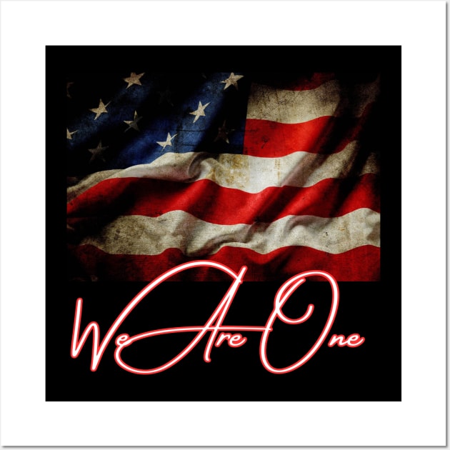 USA We Are One Wall Art by JrxFoundation